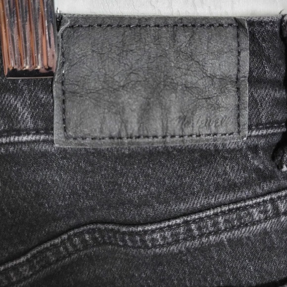 Madewell The 90's Straight Jeans Size 26 Black High Rise Vintage Fit - Picture 9 of 9